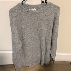 Old Navy Heather Gray Knit Sweater